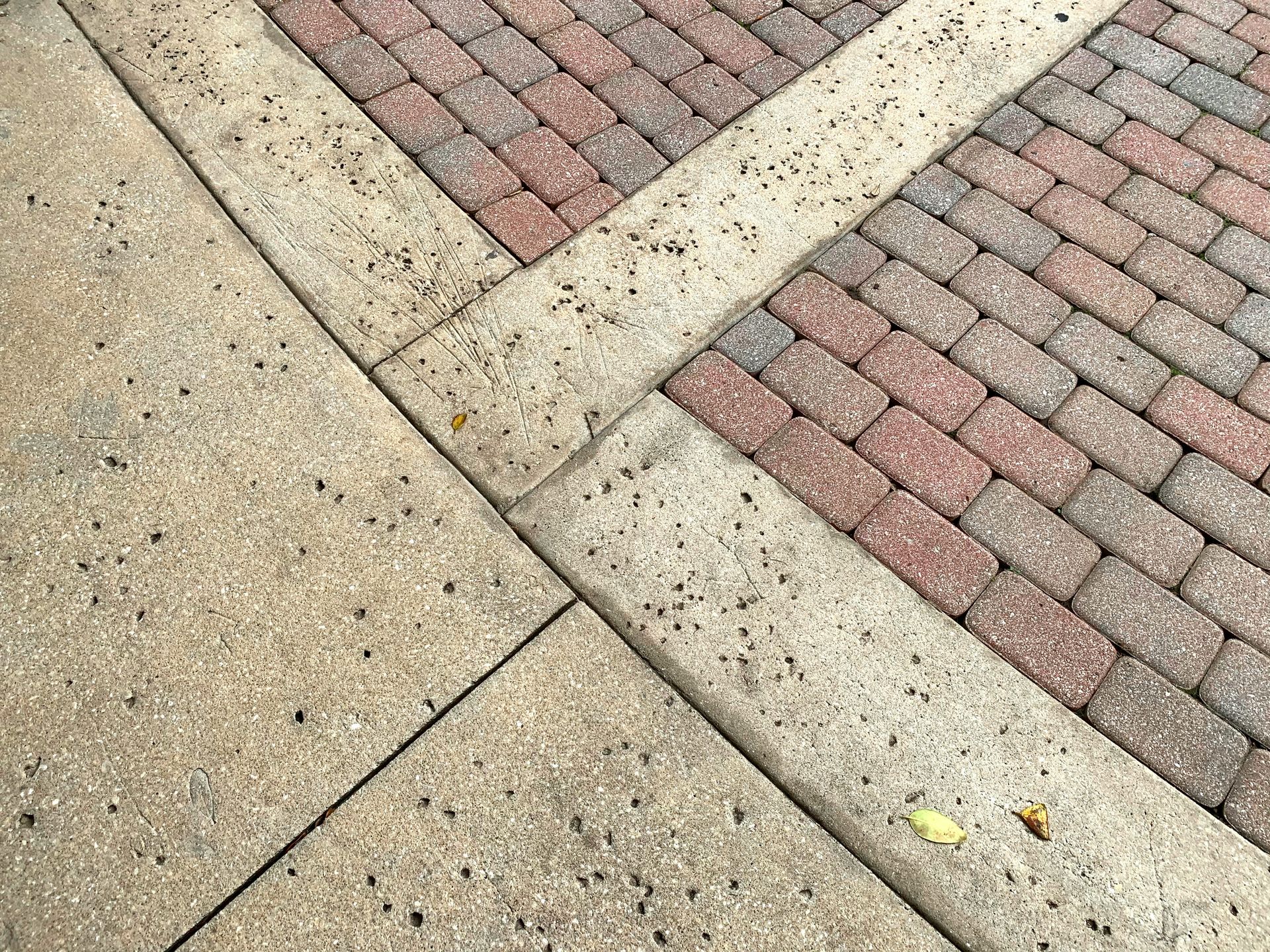 a red fire hydrant sitting on the side of a sidewalk